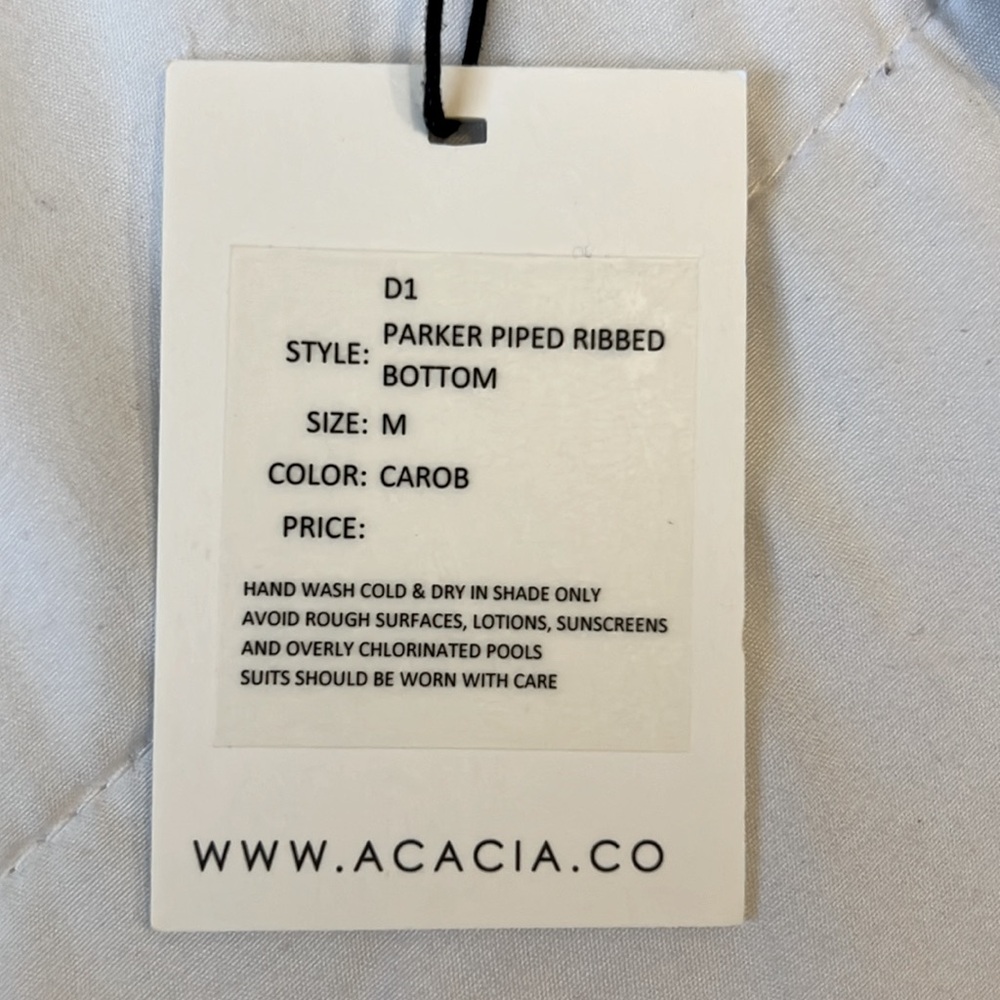 Acacia Parker Ribbed Piped Bottom - Picture 3 of 3
